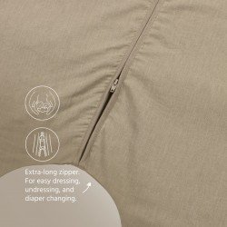 SLEEP.BAG JUMPER U.LINEN T.0.5 80 CM ME-STUDIO TAUPE