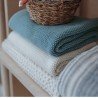 COTTON BLANKET CRIB 75x100 CM ME-RELIEF NATURAL