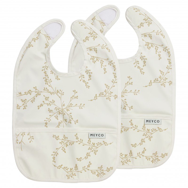 BIB W.COLLECTION TRAY 2 PACK  4-24m ME-BRANCHES SAND