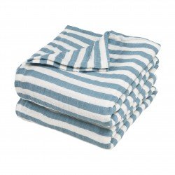FACECLOTH 2-PACK 30x30 CM ME-FAT STRIPE JEANS BLUE