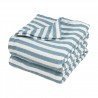 PACK 2 TOALLAS FACIALES 30x30 CM ME-FAT STRIPE JEANS BLUE