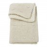 MANTA MINICUNA ALGODÓN 100x150 CM ME-KNOTS TEDDY SOFT SAND
