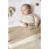MANTA MINICUNA ALGODÓN 100x150 CM ME-KNOTS TEDDY SOFT SAND