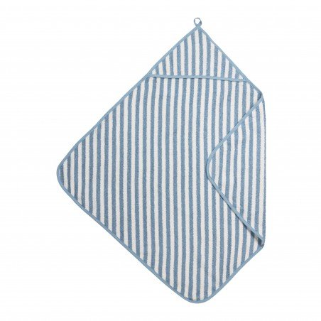 TERRY BATHCAPE 75x75 CM ME-FAT STRIPE JEANS BLUE