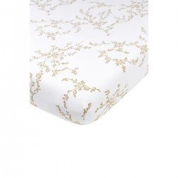 SABANA BAJERA AJUST.CUNA 60 60x120 CM ME-BRANCHES SAND