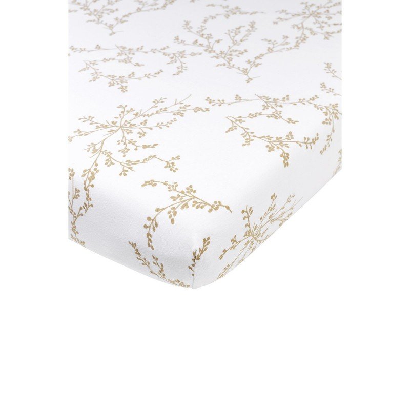 SABANA BAJERA AJUST.CUNA 60 60x120 CM ME-BRANCHES SAND