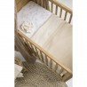 JERSEY FITTED SHEET COT BED 60x120 CM ME-BRANCHES SAND