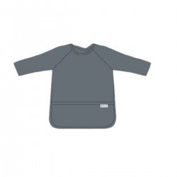 BABERO PU CON MANGAS 6-18m ME-UNI DARK GREY BLUE