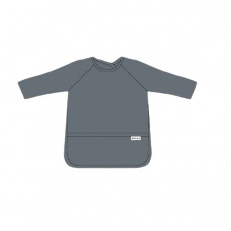 BABERO PU CON MANGAS 6-18m ME-UNI DARK GREY BLUE