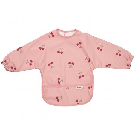 BABERO PU CON MANGAS 6-18m ME-CHERRY SOFT ROSE