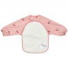 BABERO PU CON MANGAS 6-18m ME-CHERRY SOFT ROSE