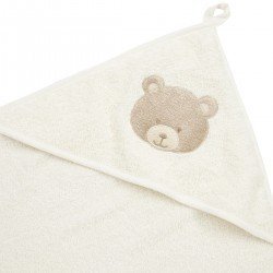 CAPA DE BAÑO DE RIZO 80x80 CM ME-TERRY BEAR OFF WHITE