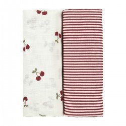 MUSELINA GRANDE PACK DE 2 120x120 CM ME-GIRLY GARDEN MULTICOLOUR