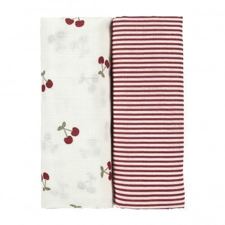 MUSLIN SWADDLES 2-PACK 120x120 CM ME-GIRLY GARDEN MULTICOLOUR