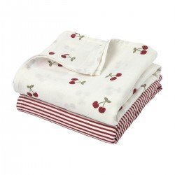 MUSELINA GRANDE PACK DE 2 120x120 CM ME-GIRLY GARDEN MULTICOLOUR