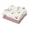 MUSELINA GRANDE PACK DE 2 120x120 CM ME-GIRLY GARDEN MULTICOLOUR