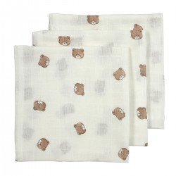 MUSELINA MEDIANA PACK DE 3 70x70 CM ME-BEAR MULTICOLOUR
