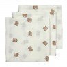 MUSLIN SQUARES 3-PACK 70x70 CM ME-BEAR MULTICOLOUR