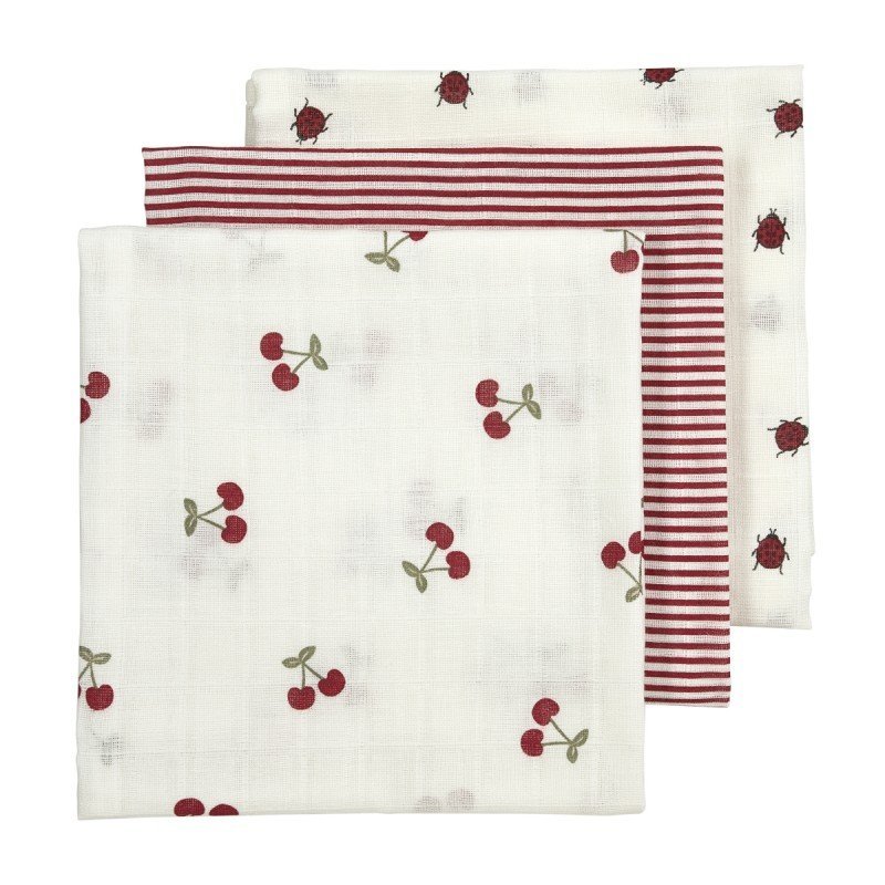 MUSLIN SQUARES 3-PACK 70x70 CM ME-GIRLY GARDEN MULTICOLOUR