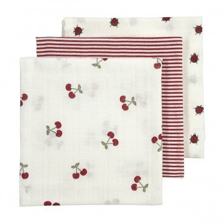 MUSELINA MEDIANA PACK DE 3 70x70 CM ME-GIRLY GARDEN MULTICOLOUR