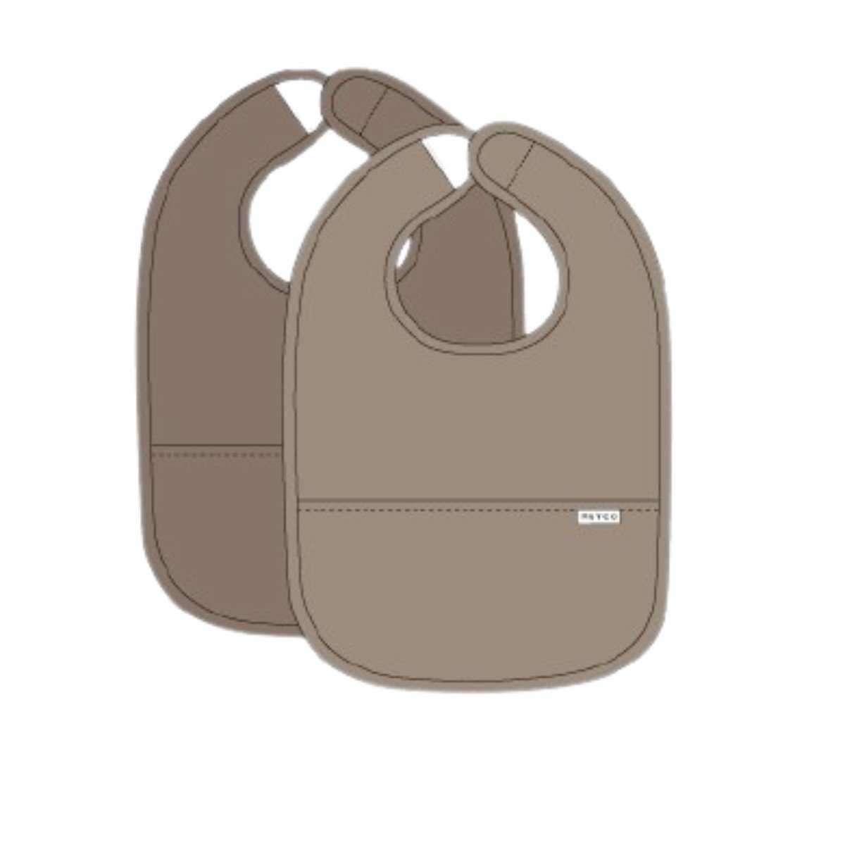 PACK 2 BABEROS CON BOLSILLO...