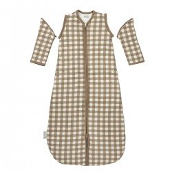 SACO DORMIR RED.C/M.DES.TOG2.5 70 CM ME-VICHY SQUARE DARK TAUPE
