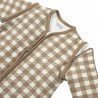 SACO DORMIR RED.C/M.DES.TOG2.5 70 CM ME-VICHY SQUARE DARK TAUPE