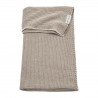 MANTA MINICUNA ALGODÓN 75x100 CM ME-STRIPE D.TAUPE/NAT.