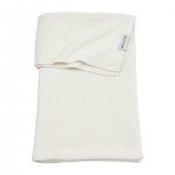 COTTON BLANKET CRIB 75x100 CM ME-RELIEF OFF WHITE