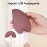 MASAJEADOR LACT.CALOR+VIBRA LM008 UNICO GRANATE