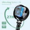 VENTILADOR PORTATIL USB-VIAJE PF001 UNICO NEGRO