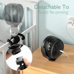 VENTILADOR PORTATIL USB-VIAJE PF001 UNICO NERO