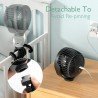 VENTILADOR PORTATIL USB-VIAJE PF001 UNICO NEGRO