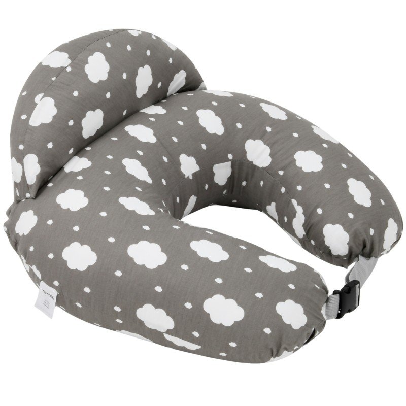 ALMOHADA LACTANCIA FORMA U NP001 46x46x15 CM GRIS