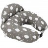 U-SHAPED NURSING PILLOW NP001 46x46x15 CM GREY