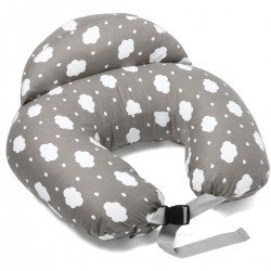 ALMOHADA LACTANCIA FORMA U NP001 46x46x15 CM GRIS