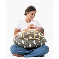ALMOHADA LACTANCIA FORMA U NP001 46x46x15 CM GRIS