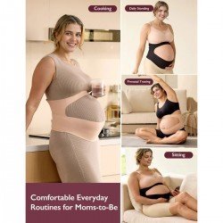 FAJA DE MATERNIDAD PREPARTO YB001 TALLA-M ROSA