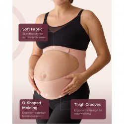 FAJA DE MATERNIDAD PREPARTO YB001 TALLA-L ROSA