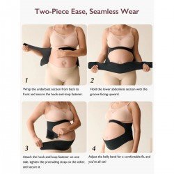 MATERNITY SUPPORT BELLY BAND YB001 TALLA-L PINK