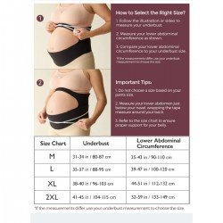 MATERNITY SUPPORT BELLY BAND YB001 TALLA-XL PINK
