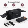 STROLLER ORGANIZER ALL IN ONE SZ001 36x13x7 CM BLACK