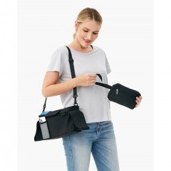 BOLSO ORGANIZ.CARRO TODO EN 1 SZ001 36x13x7 CM NEGRO