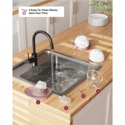 SACALECHES DOBLE PORTATIL M6 UNICO GRANATE