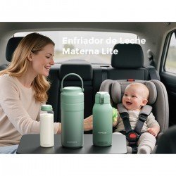 ENFRIADOR PORTATIL LECHE CM001 UNICO VERDE