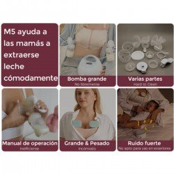 SACALECHES DOBLE PORTATIL M5 UNICO GRIS