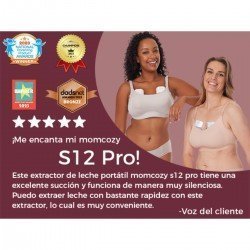 SACALECHES INDIVIDUAL PORTATIL S12 PRO UNICO BLANCO