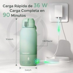 CALIENTABIB.PORTAT.SIN CABLE MW005 UNICO VERDE