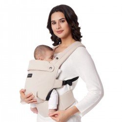 MOCHILA PORTABEBÉS MO-PURE HUG UNICO KAKI