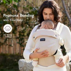 MOCHILA PORTABEBÉS MO-PURE HUG UNICO KAKI